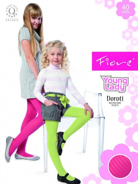 Fiore KinderStrumpfhose mit Streifenmuster Doroti 40 DEN