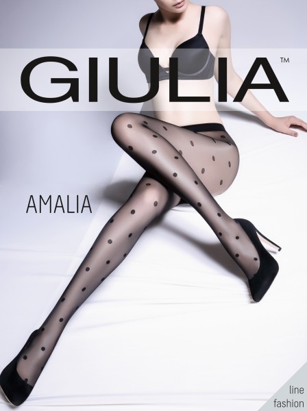 Giulia Amalia - Feinstrumpfhose mit Tupfenmuster