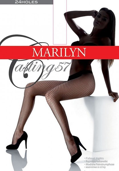 Marilyn Strumpfhose mit grober Netzstruktur Casting 57