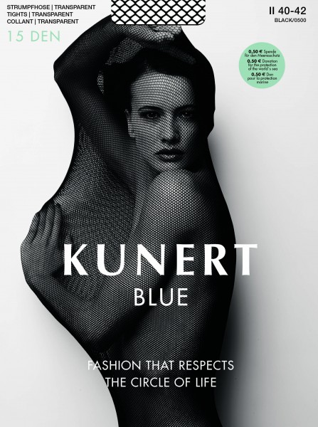 Kunert Blue 15 - Transparente Feinstrumpfhose aus nachhaltigen Materialien