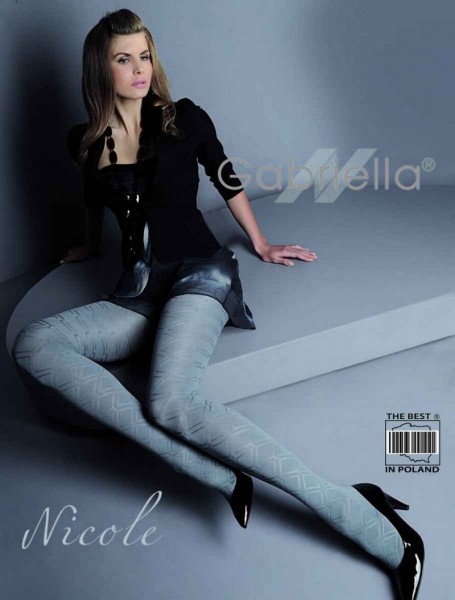 Gabriella Elegante Strumpfhose Nicole mit Rauten-Muster